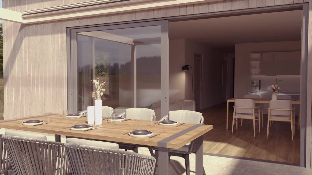 Pérgola Brustor B310 04 Pérgola Brustor B310 con techo de tela